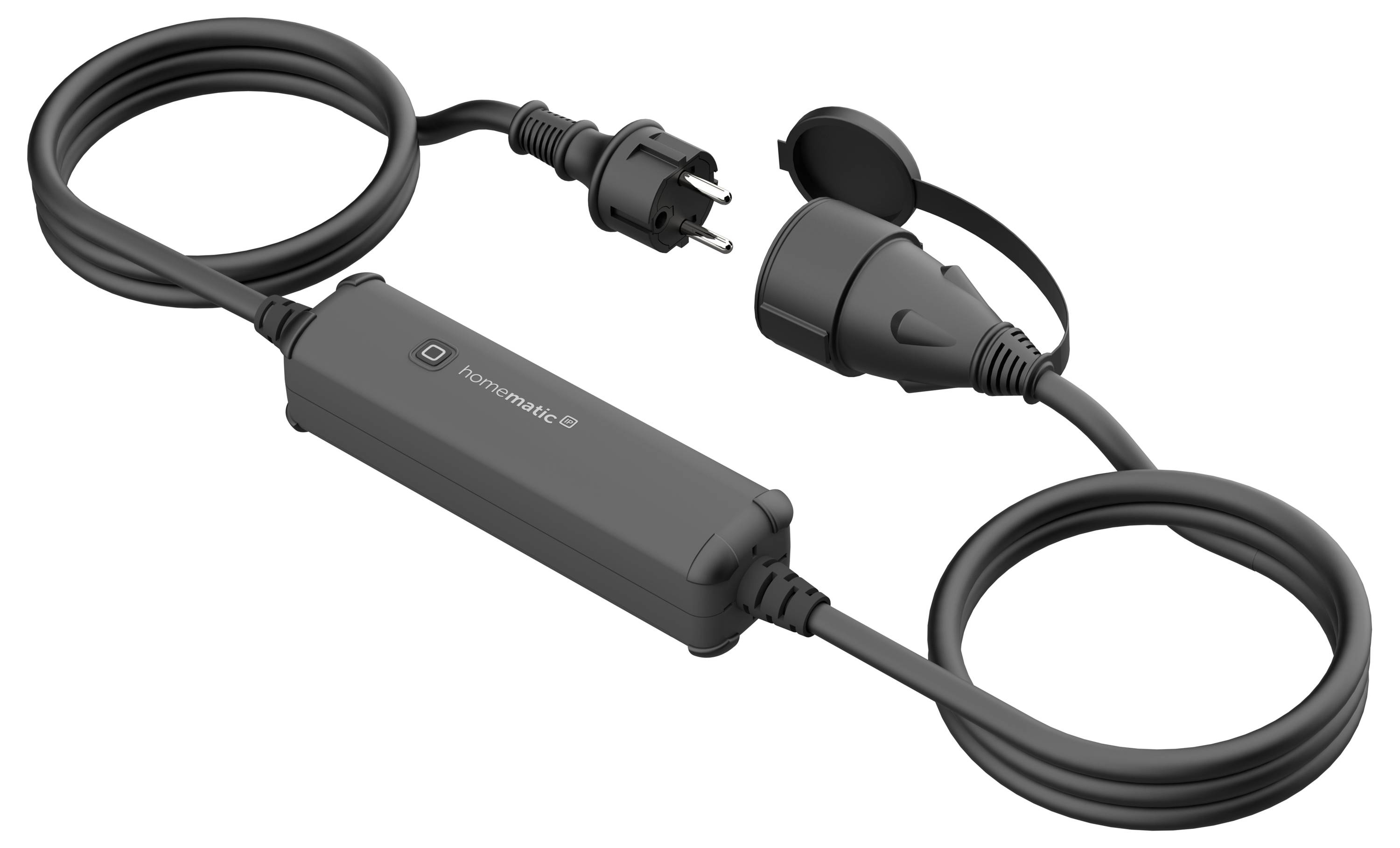 Homematic IP Radiotransmisión Cable de medición de conmutación/toma de corriente exterior HmIP-PSMCO-1