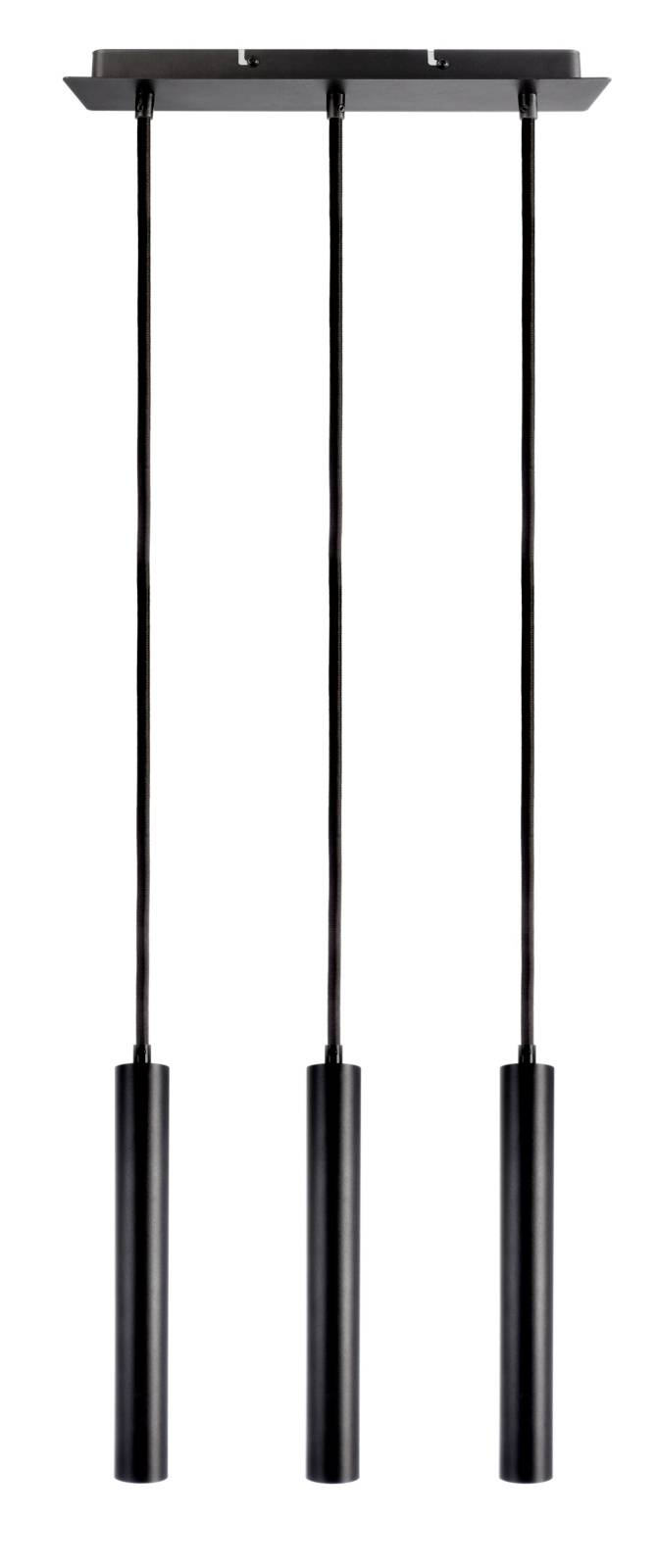 Deko Light Slim 342239 Luminaria LED pendular LED LED instalado de forma fija 15.0 W Schwarz-0