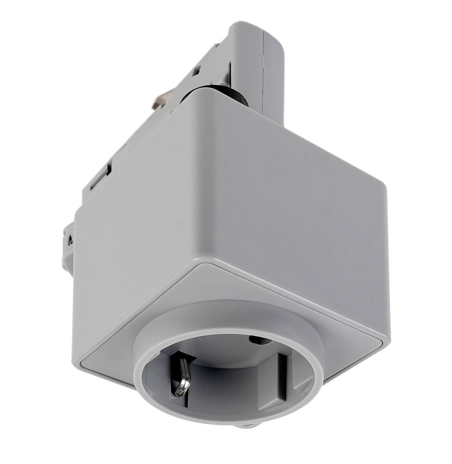 Deko Light 710025 D Line Componente de alto voltaje con sistema de riel Toma de corriente Gris ventana-0