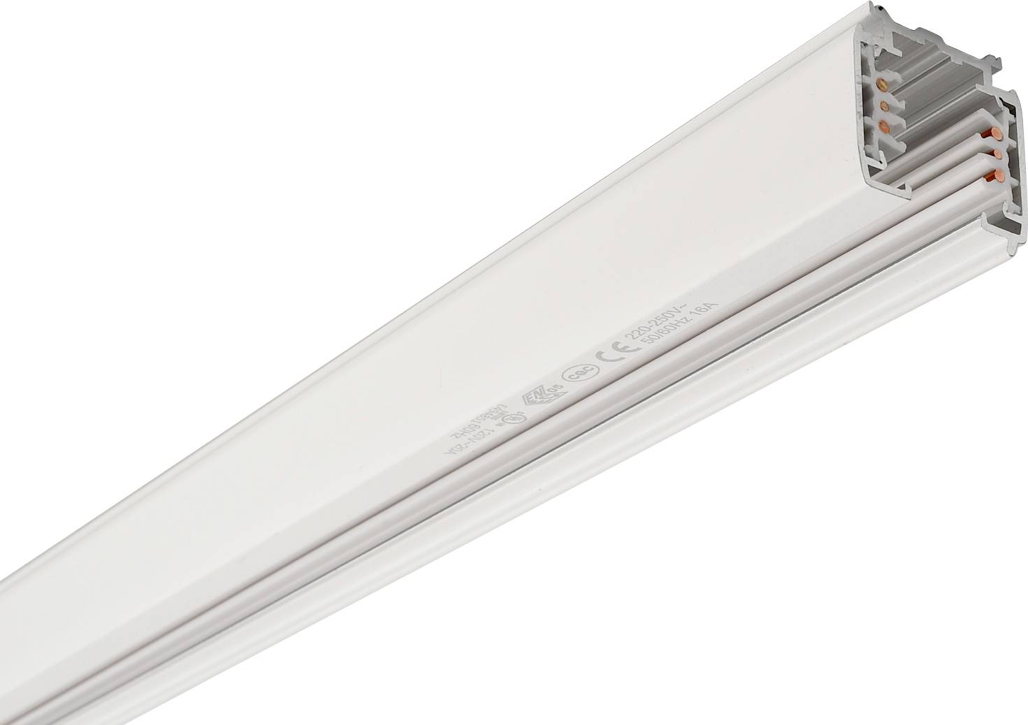Deko Light 710500 D Line DALI Componente de sistema de construcción Barra colectora Blanco tráfico (RAL 9016)