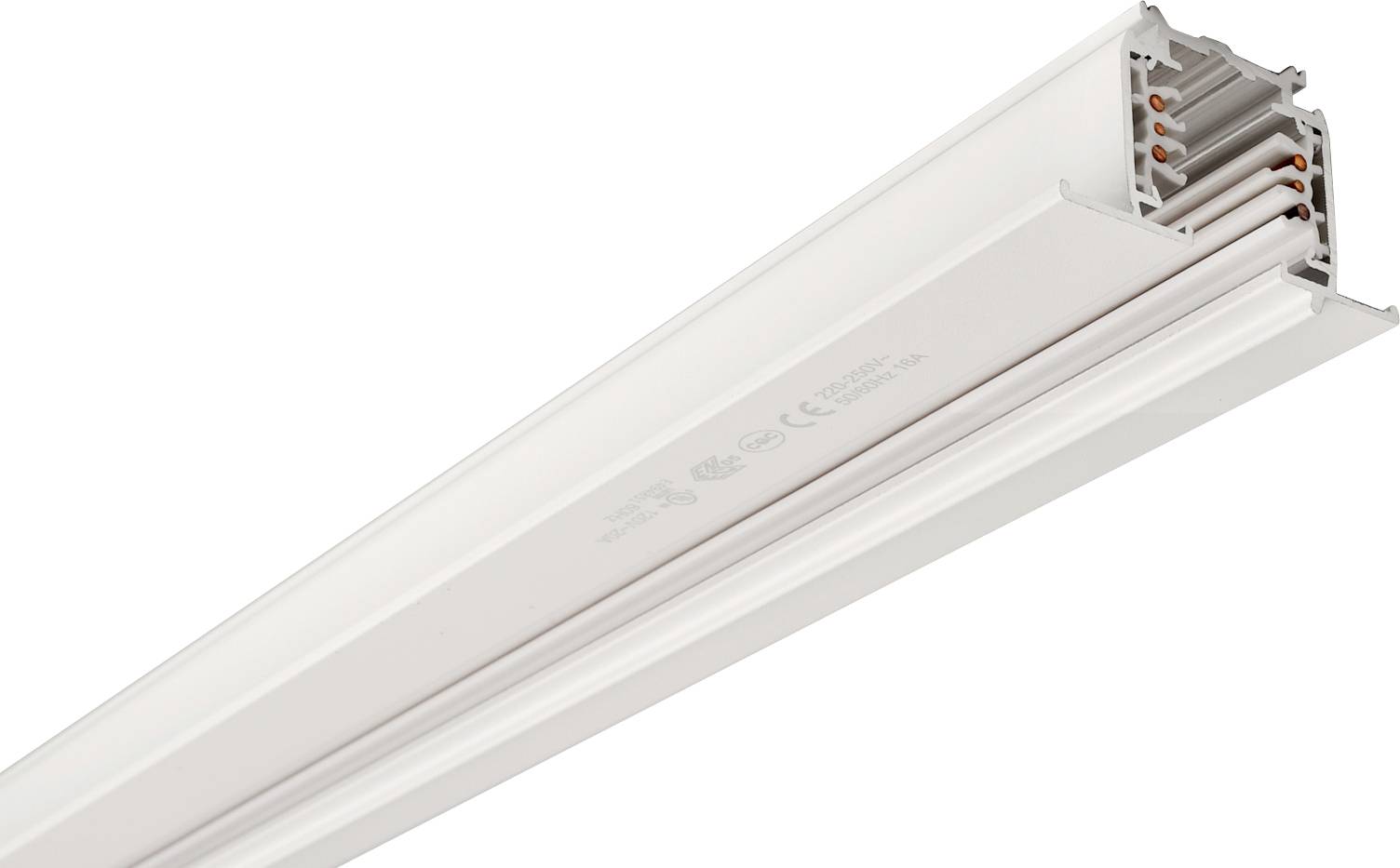 Deko Light 710506 D Line DALI Componente de alto voltaje con sistema de riel Barra colectora Blanco tráfico (RAL 9016)