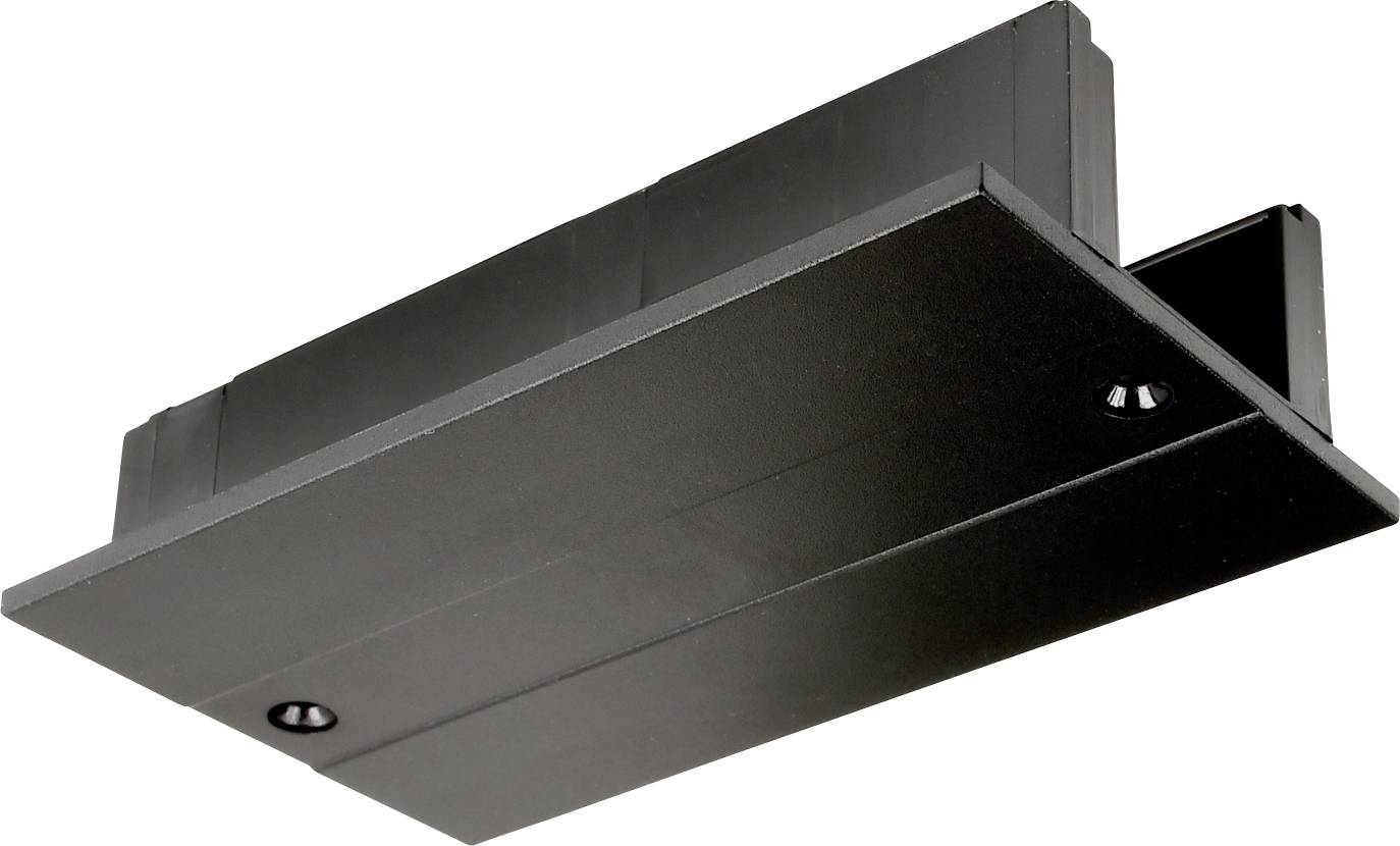 Deko Light 710522 D Line DALI Componente de alto voltaje con sistema de riel Conector longitudinal Negro grafito (RAL 9011)