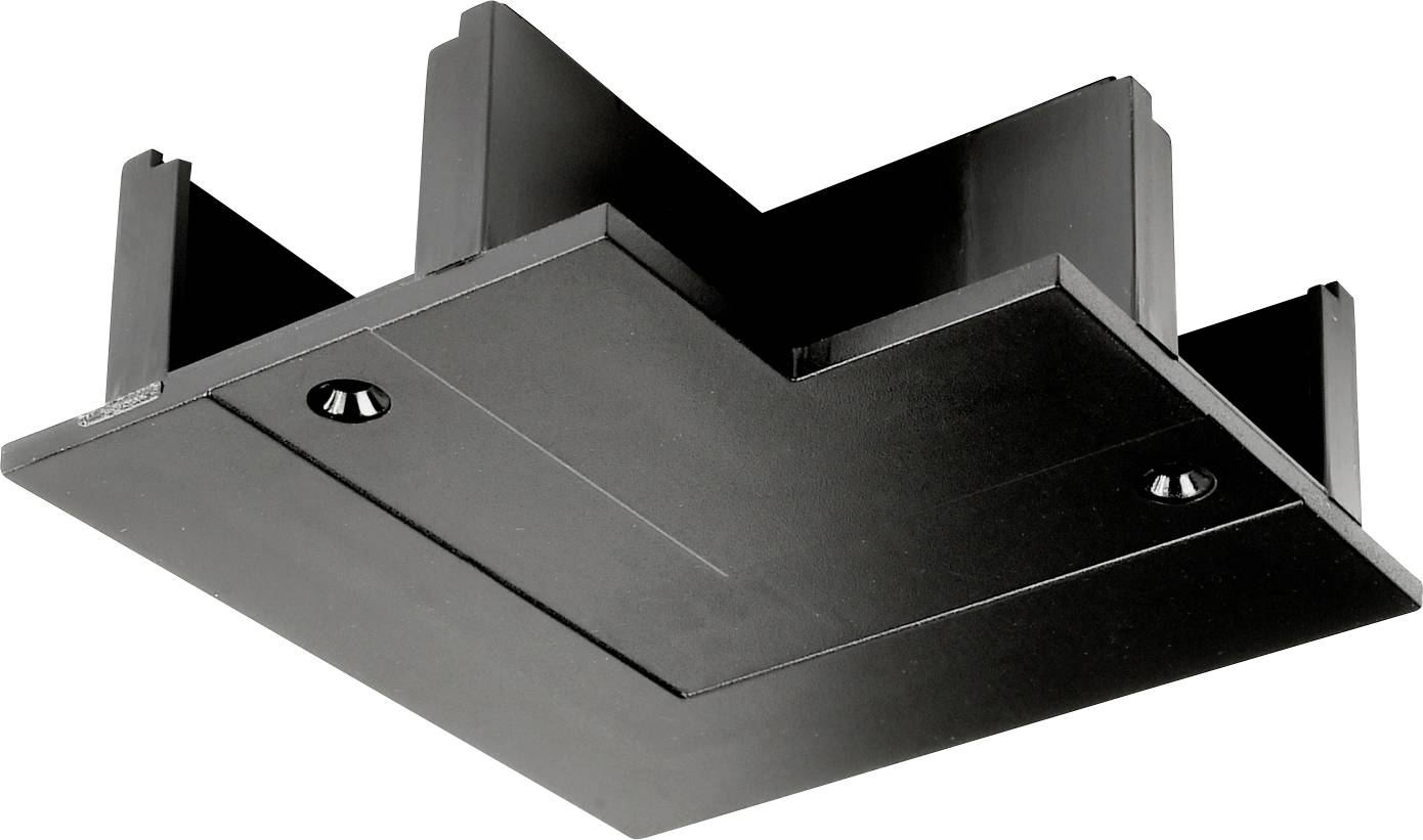 Deko Light 710529 D Line DALI Componente de alto voltaje con sistema de riel Conector angular Negro grafito (RAL 9011)