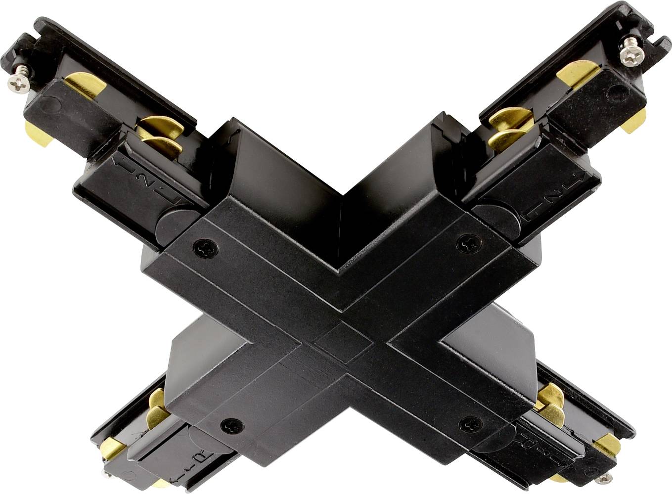 Deko Light 710536 D Line DALI Componente de alto voltaje con sistema de riel Conector X Negro grafito (RAL 9011)