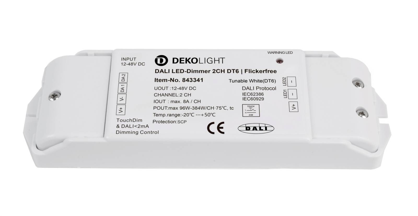 Deko Light 843341 Transformador de LED Tensión constante 12 - 48 V/DC Atenuable 1 UD(S).-0