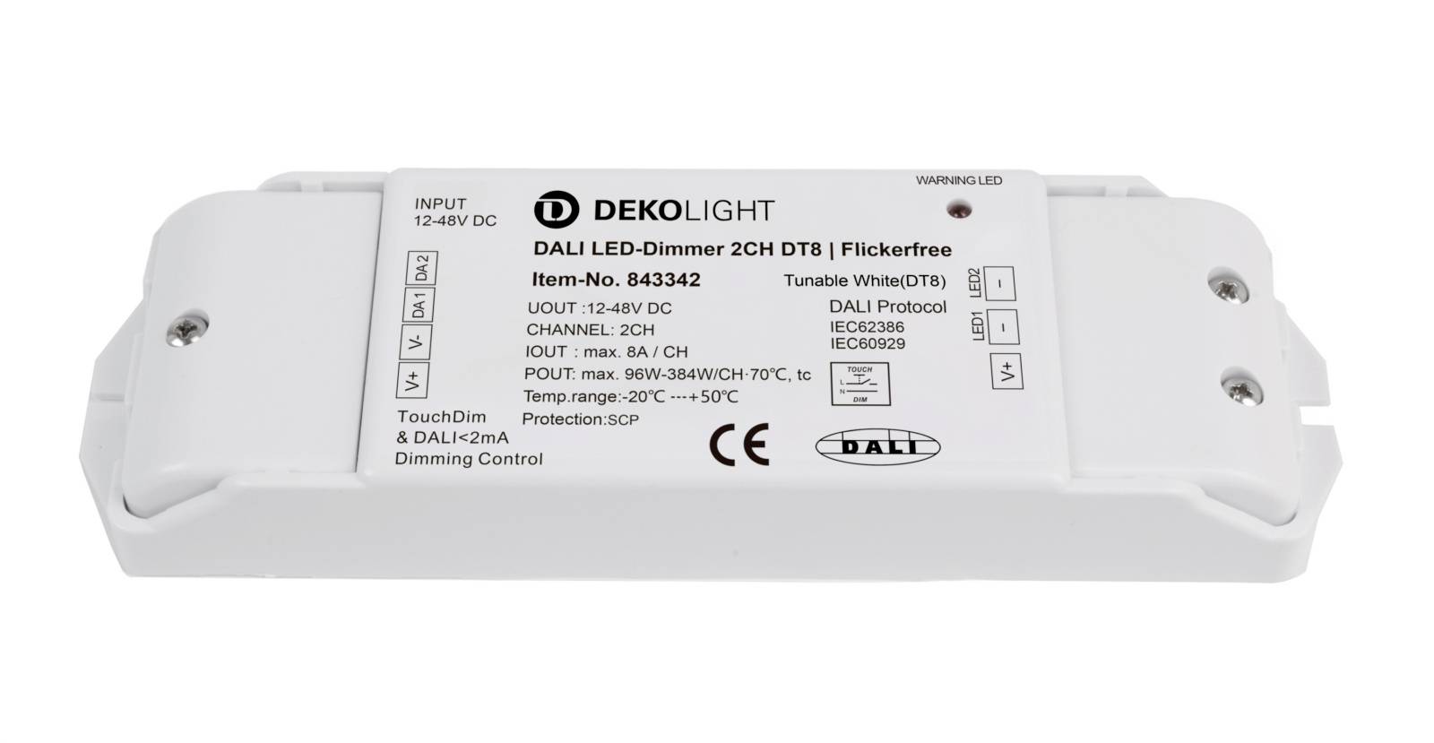 Deko Light 843342 Transformador de LED Tensión constante 12 - 48 V/DC Atenuable 1 UD(S).-0