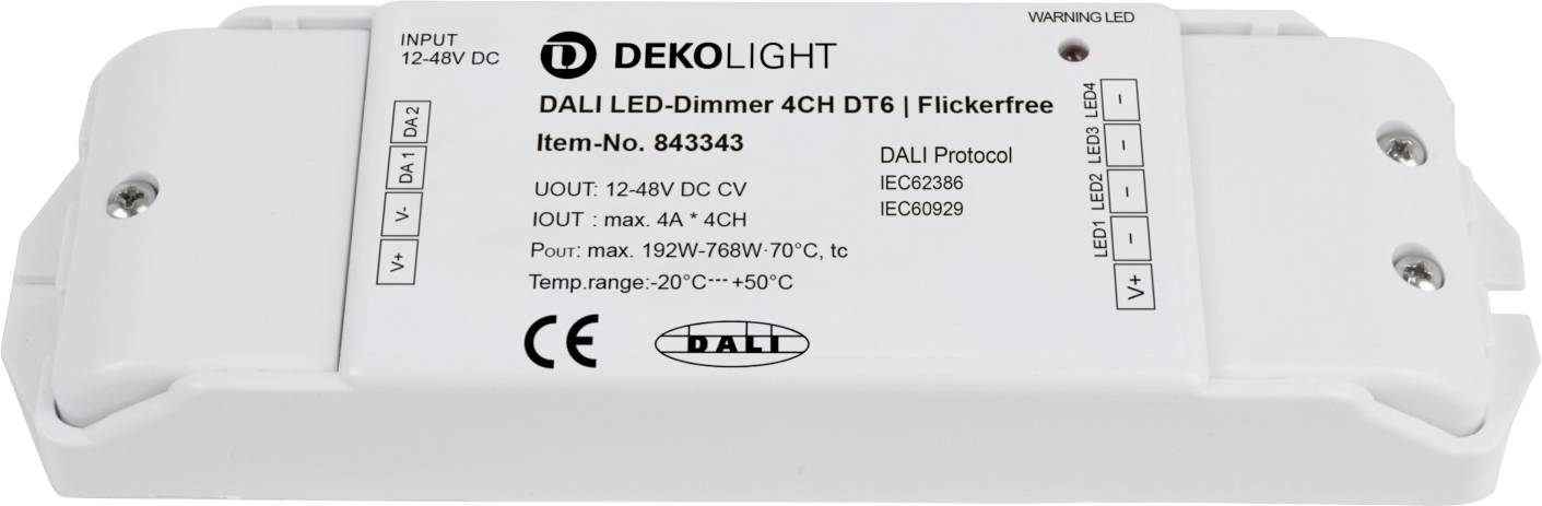 Deko Light 843343 Transformador de LED Tensión constante 12 - 48 V/DC Atenuable 1 UD(S).-0