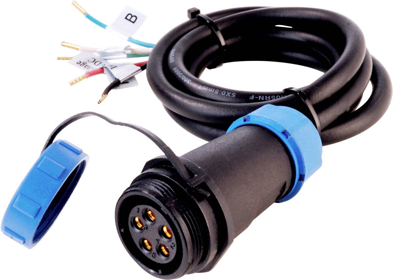 Deko Light 940031 Conector de bala premontado Acoplamiento, recto Número total de polos: 5 1 UD(S).