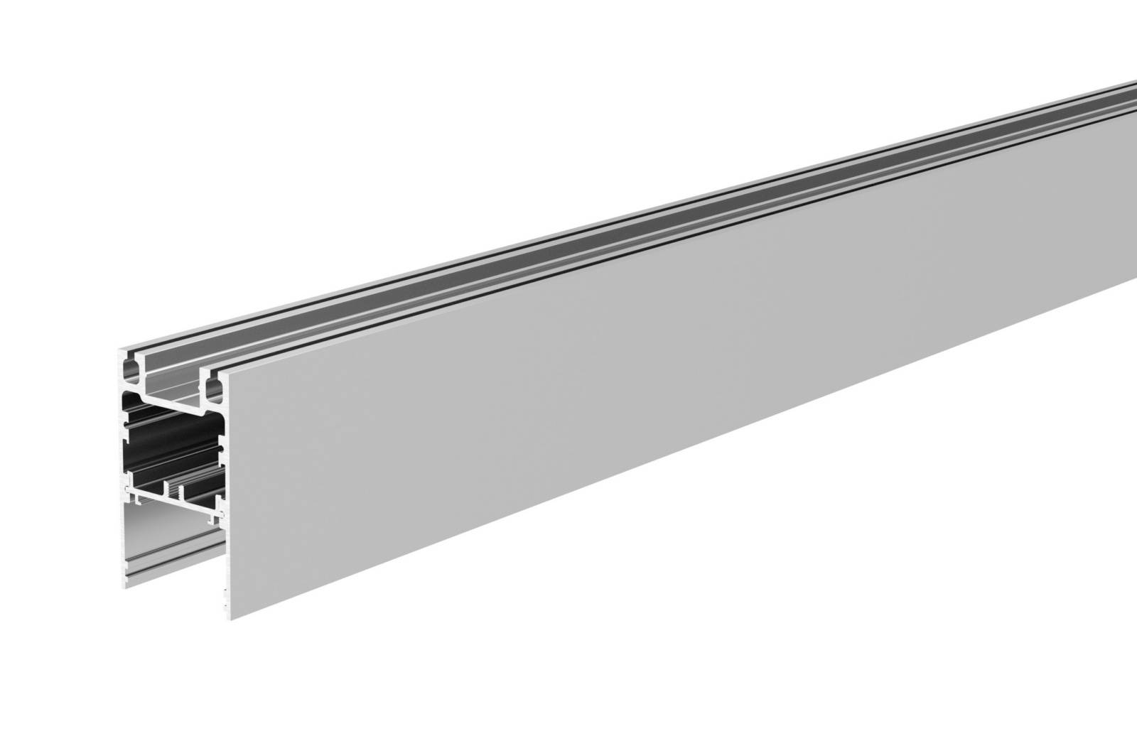 Deko Light 970572 PLANO ES Perfil Aluminio (Lon. x Anch. x Alt.) 2000 x 38 x 62 mm Piece 1 UD(S).