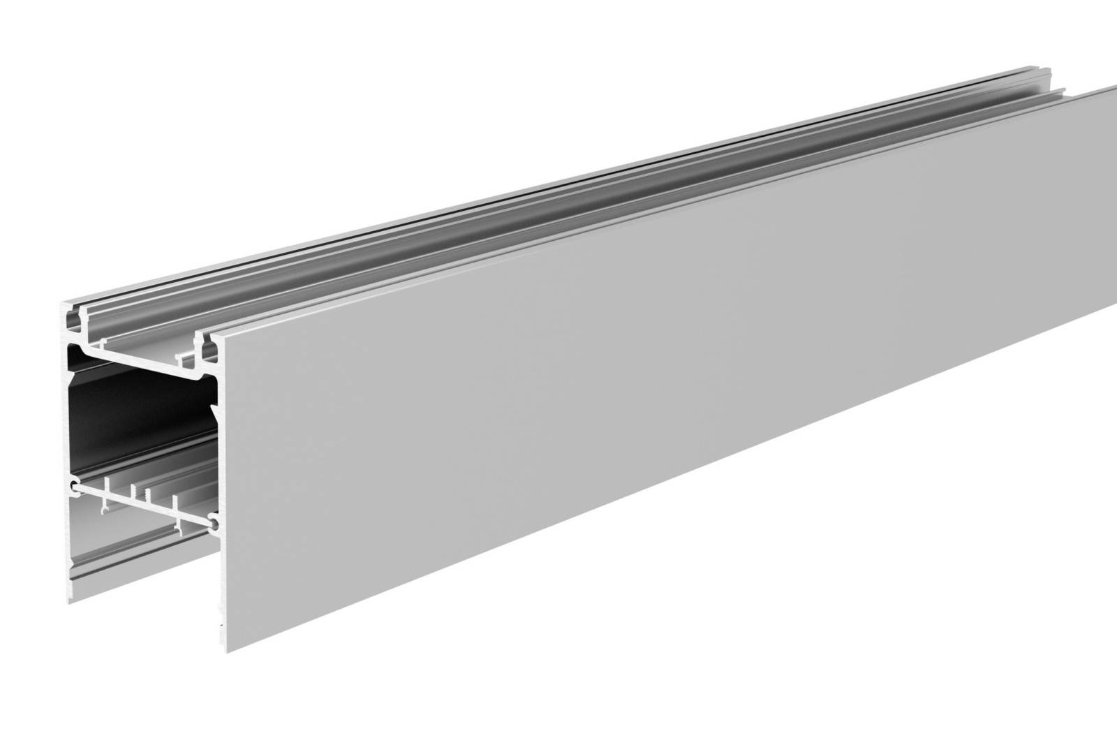 Deko Light 970578 PLANO MS Perfil Aluminio (Lon. x Anch. x Alt.) 2000 x 55 x 80 mm Piece 1 UD(S).