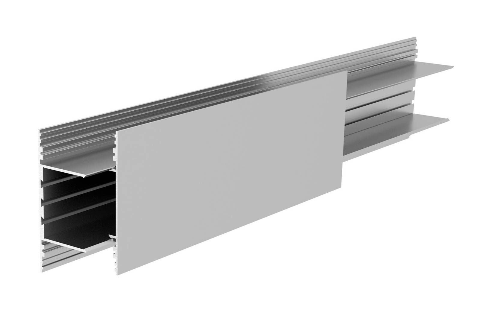 Deko Light 970585 PLANO BSH Perfil Aluminio (Lon. x Anch. x Alt.) 2500 x 38 x 85 mm Piece 1 UD(S).
