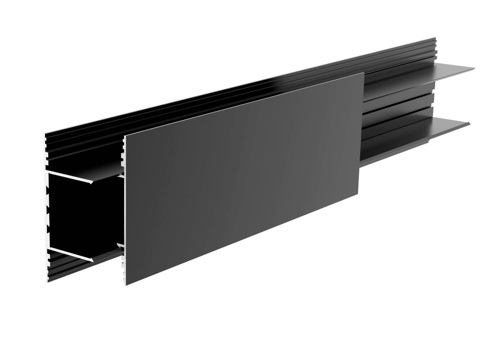 Deko Light 970586 PLANO BSH Perfil Aluminio (Lon. x Anch. x Alt.) 2000 x 38 x 85 mm Piece 1 UD(S).