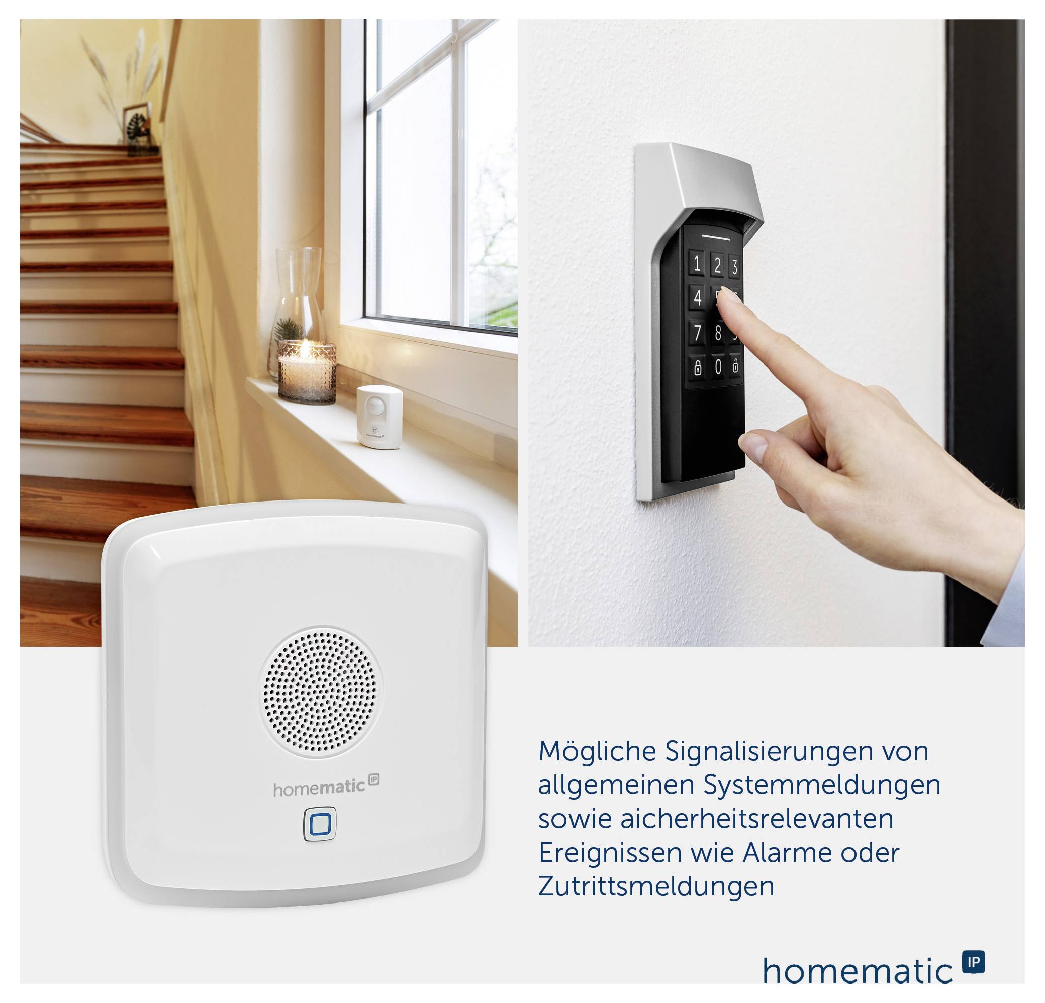 Homematic IP Radiotransmisión Transmisor de señales combinado HmIP-MP3P-4