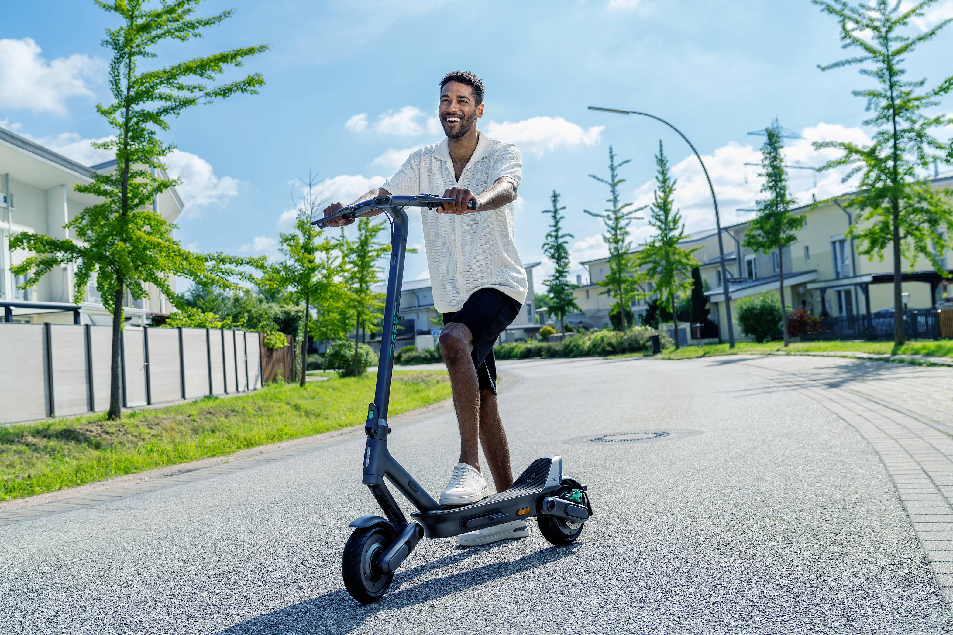 Egret Ey! 1 Scooter eléctrico Gris Li-Ion 48 V 14.5 Ah Homologación para circular por carretera: Alemania-10