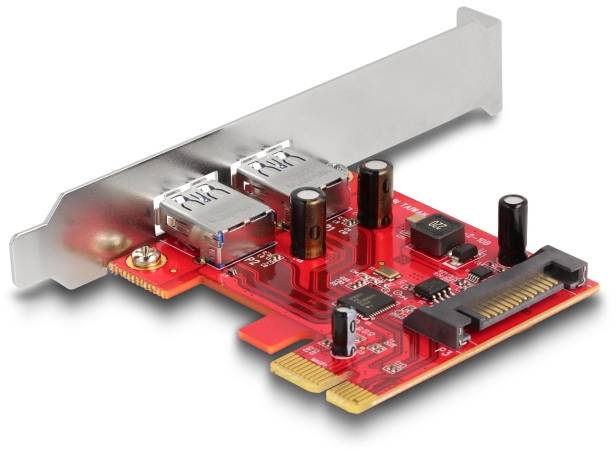 Delock 90155 Tarjeta PCI-Express USB 3.2 (Gen. 1x1) PCIe-2