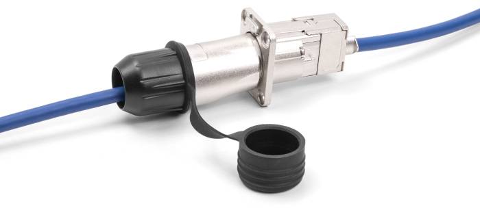 Delock 67056 Conector modular RJ45 para autoensamblaje Cat.6A con robusta carcasa y tapa protectora, apto para acoplamie-3
