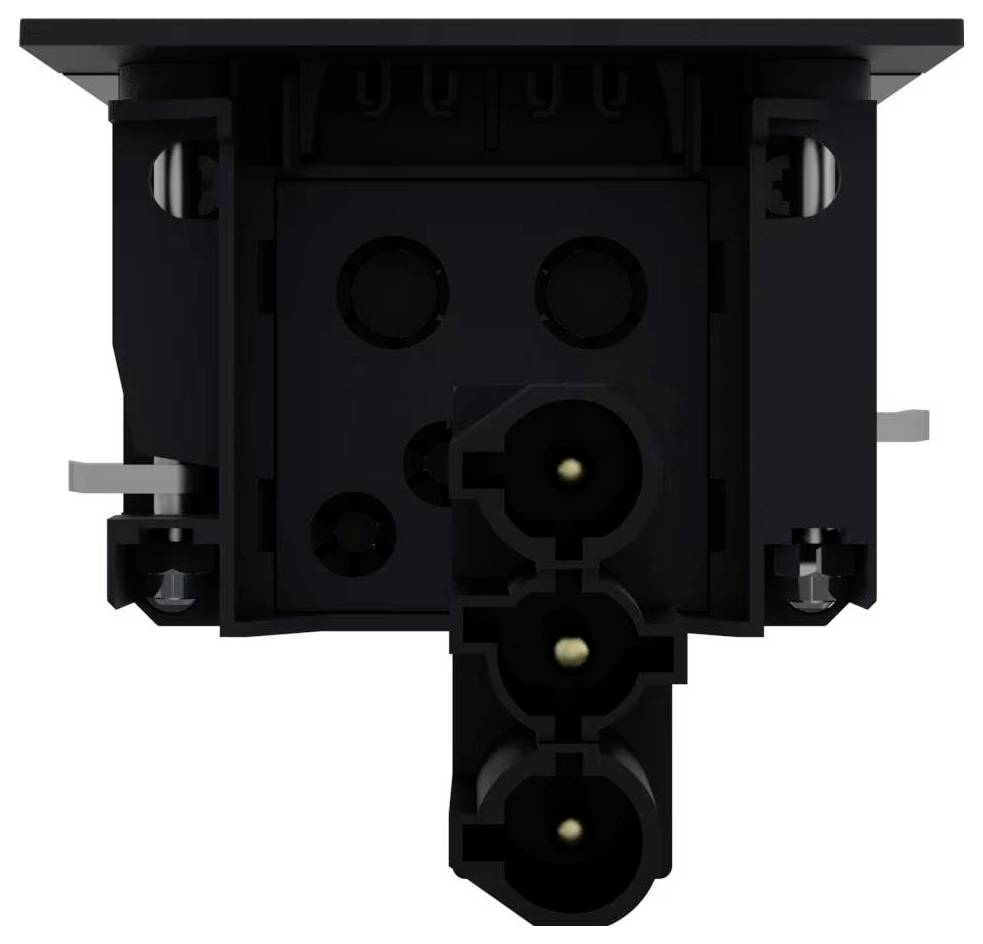 Max Hauri 174024 Regleta de enchufes Schwarz, Antracita Conector CH 1 UD(S).-2
