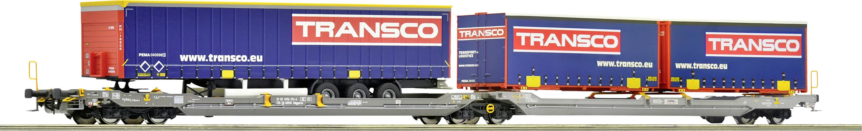 Roco 6600113 Vagón de soporte DC Hupac