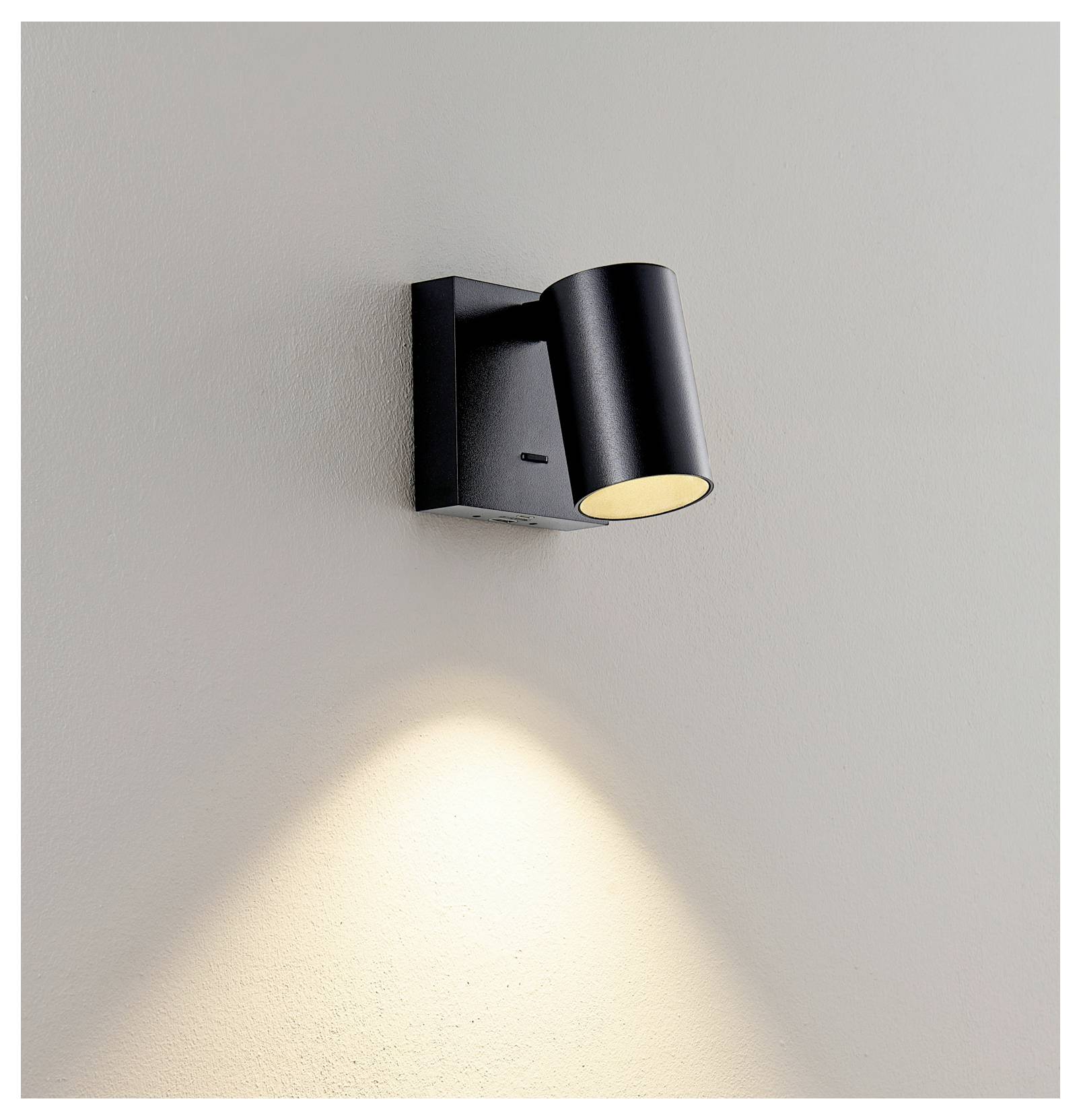 Deko Light Can Tilt eckig USB, 1x 7,5 W GU10, Schwarz 341340 Luz de colocación de pared GU10 7.5 W Schwarz-1