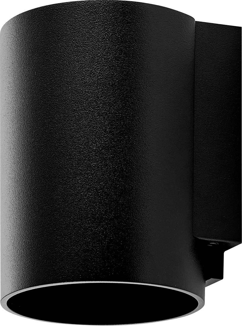 Deko Light Can IP65, 1x 7,5 W GU10, Schwarz 731224 Luz de colocación de pared GU10 7.5 W Schwarz