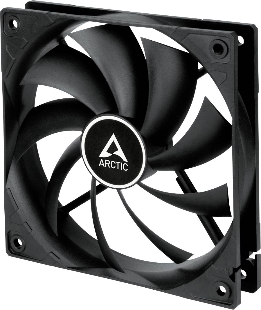 Arctic F12 PWM (Black) 5 Pack PC fan Schwarz (Anch. x Alt. x Prof.) 120 x 25 x 120 mm-0