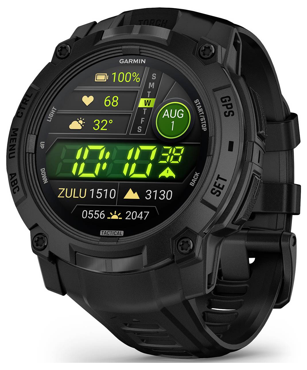 Garmin Instinct® 3 AMOLED - 50 mm Tactical Edition Smartwatch Schwarz-6