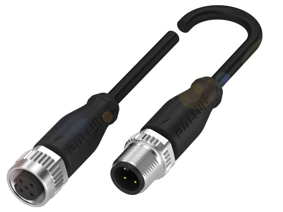 BALLUFF BCC039H Conducción distribuidora Conector hembra, recto, Conector, recto 0.30 m Número de polos: 5, 4 1 UD(S).-0