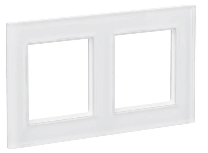 Homematic IP Radiotransmisión Bastidor IP Glasrahmen – 2-fach-3