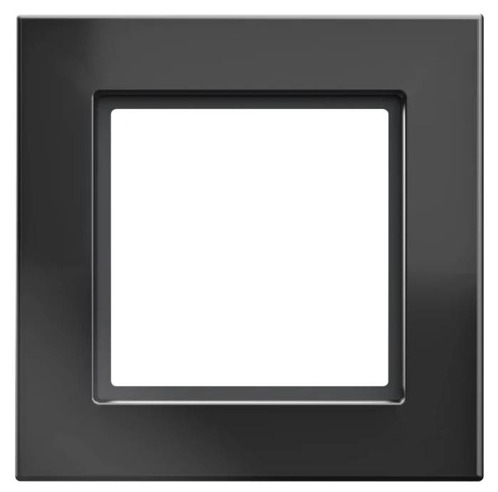 Homematic IP Bastidor Compatible con Homematic IP IP Glasrahmen – 1-fach, schwarz