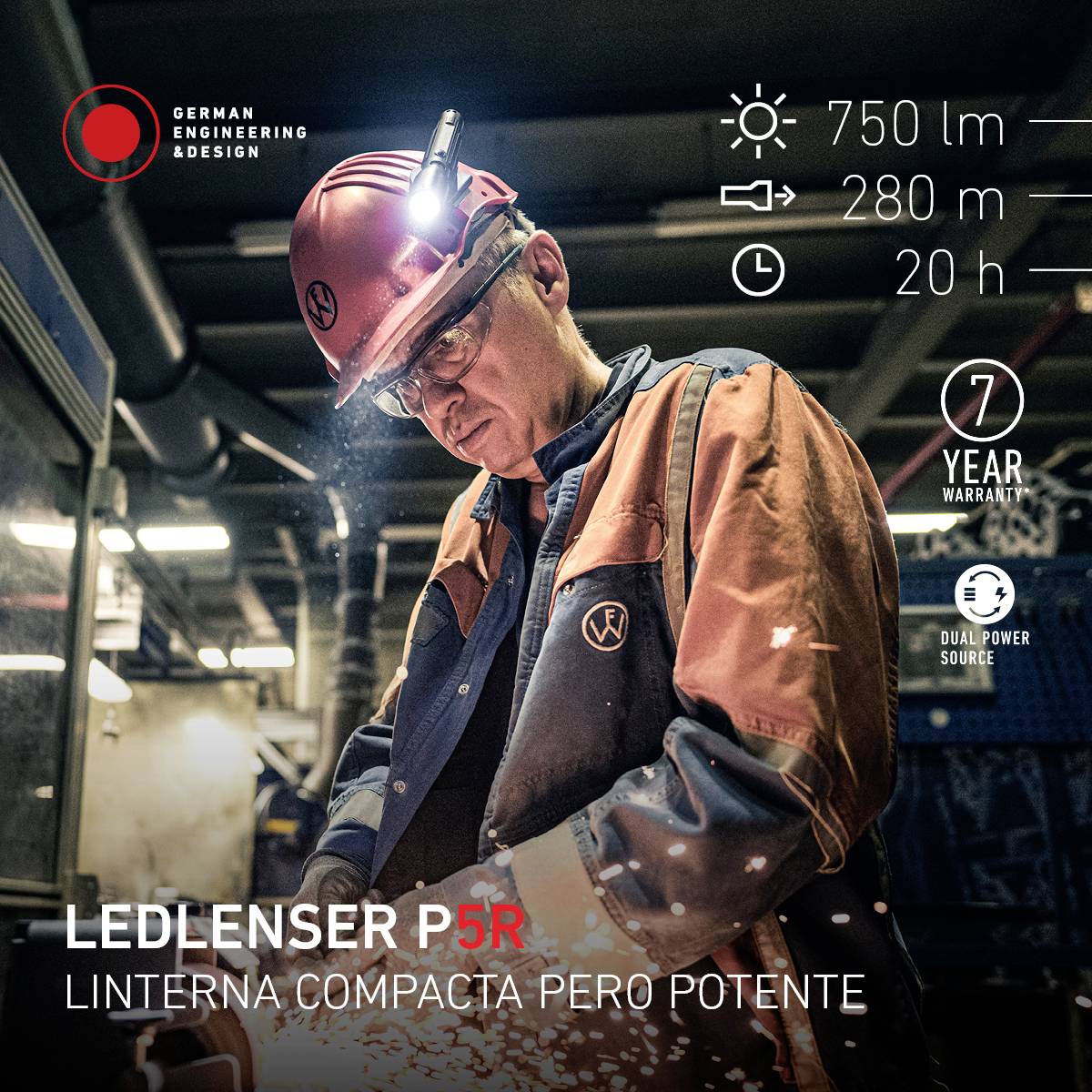 Ledlenser P5R 503109 Linterna de bolsillo Alimentación por baterías, Alimentación por pilas 750 lm 20 h-3