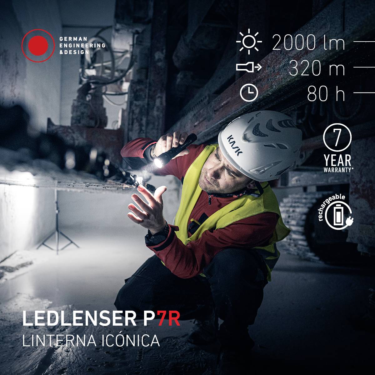 Ledlenser P7R 503111 Linterna de bolsillo Alimentación por baterías 2000 lm 80 h-3