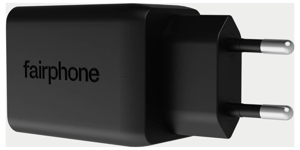 Fairphone 65W Triple-Port Fast Charger Cargador USB 65 W 2x USB-C®, USB-A Schwarz Toma de corriente Quick Charge 3.0 de -2