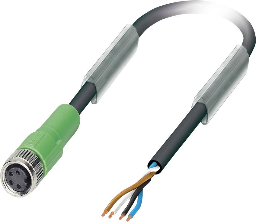 Phoenix Contact 1543582 Cable de sensor/actuador M8 2 m Número de polos: 4 1 UD(S). Piece-0