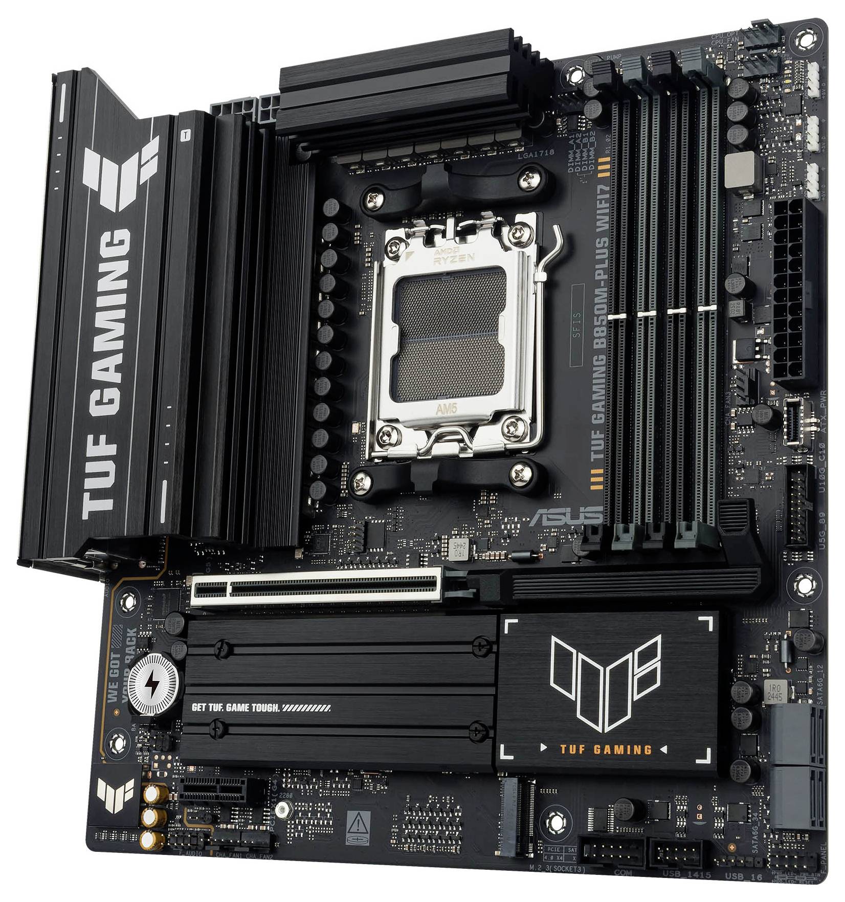 Asus TUF GAMING B850M-PLUS Placa base Portalámparas #####AMD AM5 Factor de forma Micro-ATX Placa base del circuito integ-2