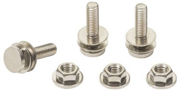 ABN Y20N100 Juego de tornillos de montaje para medidor_100 piezas 3x M5x20mm con tuerca (juego de 100 piezas) Tornillo de fijación 100 UD(S).
