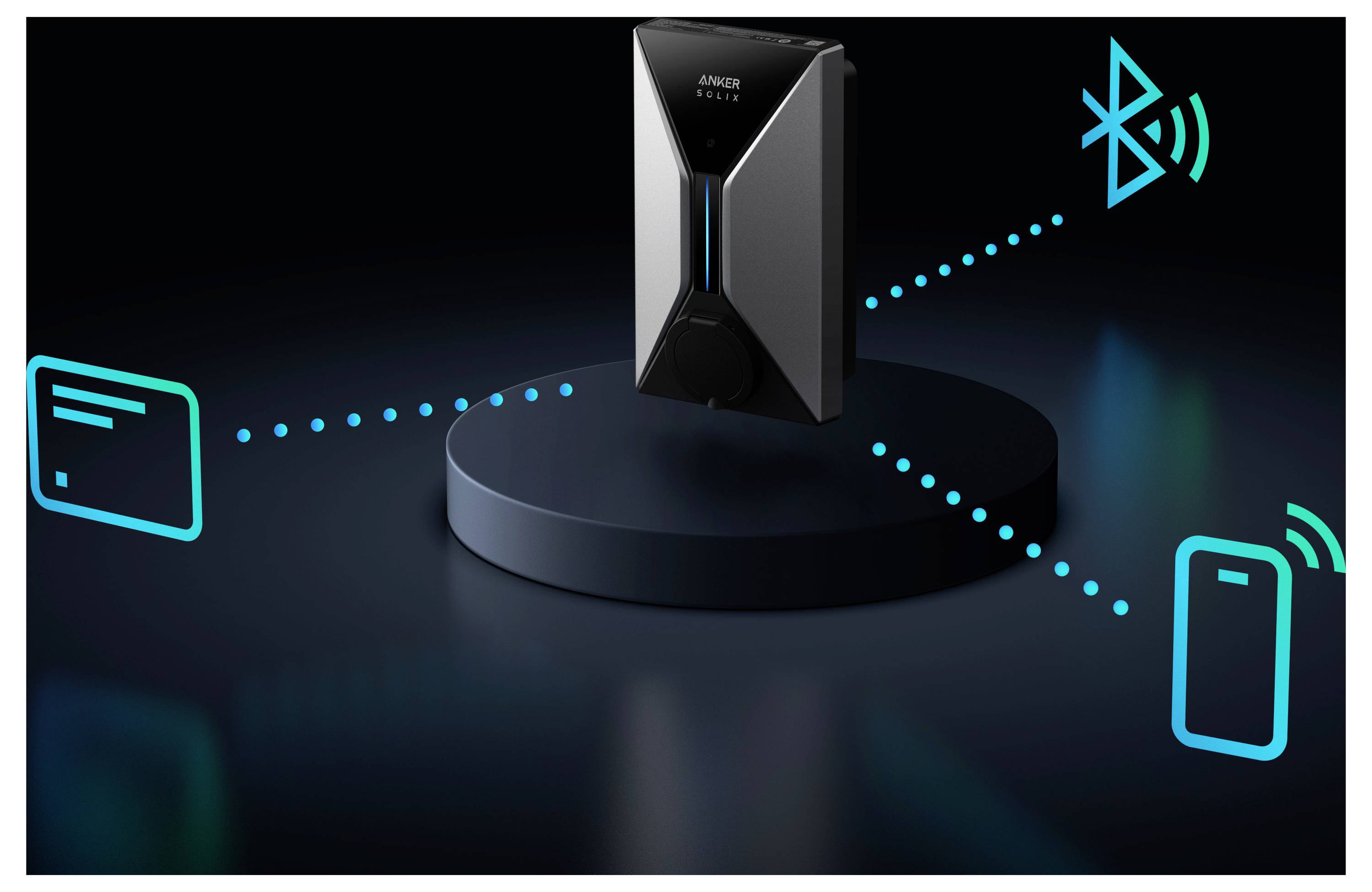 Anker Anker SOLIX V1 Smart EV Charger 11KW CAB Caja de pared Tipo 2 16 A 11 kW RFID, Aplicación-4