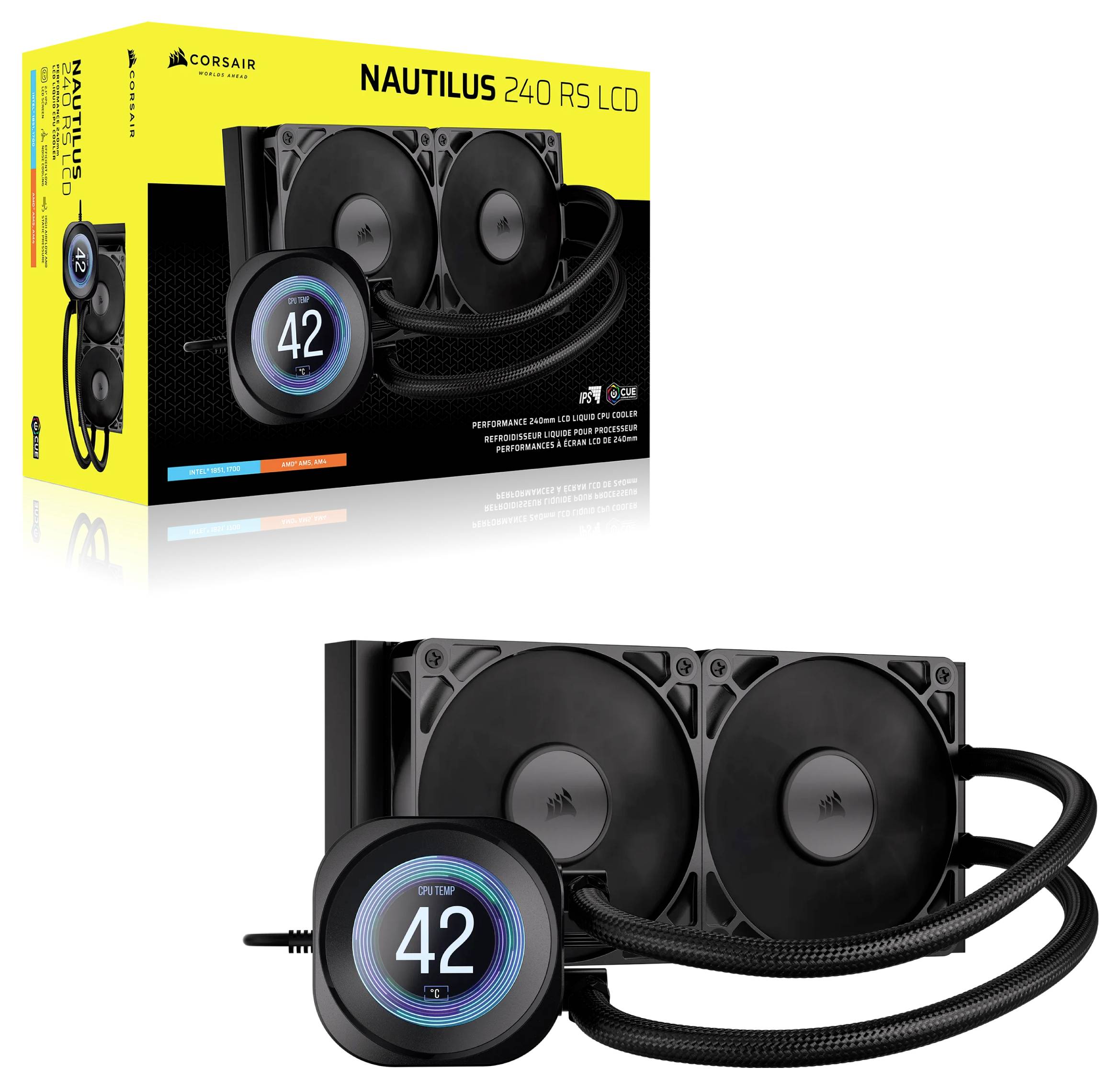Corsair NAUTILUS 240 LCD Kit para refrigeración de agua-1