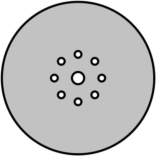 Símbolo para Klingspor 294609 Disco abrasivo Diámetro 225 mm Granulación=100 50 UD(S).