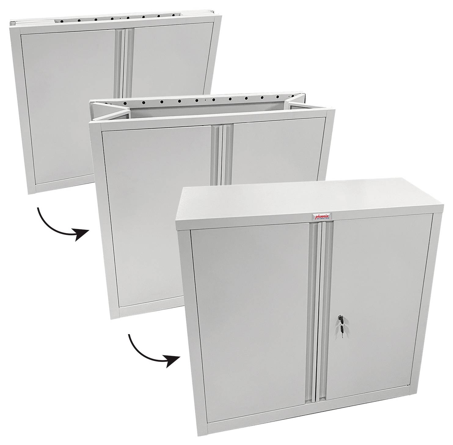 Phoenix SCF0891GGK Series SCF Armario para llaves Acero Con cerradura de llave, Bloqueable, Con doble puerta-11