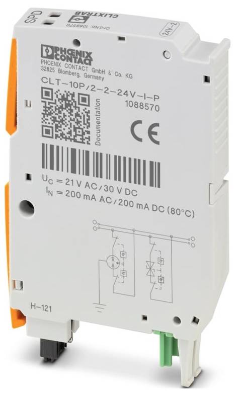 Phoenix Contact 1088570 CLT-10P/2-2-24V-I-P Conector con protección contra la sobretensión 10 kA 1 UD(S).