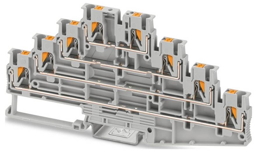 Phoenix Contact 1334599 Terminal multinivel Terminal Push-In Gris 50 UD(S).-0