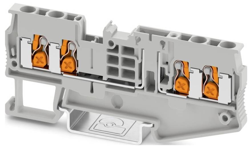 Phoenix Contact 1462727 Borne separador Terminal Push-In Gris 50 UD(S). Piece-0