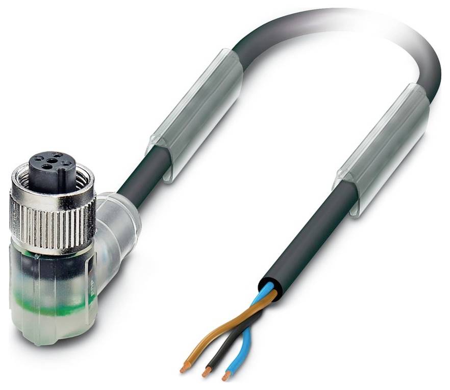 Phoenix Contact 1414575 Cable de conexión de sensor/actuador M12 Conector hembra 10 m Número de polos: 3 1 UD(S). Single