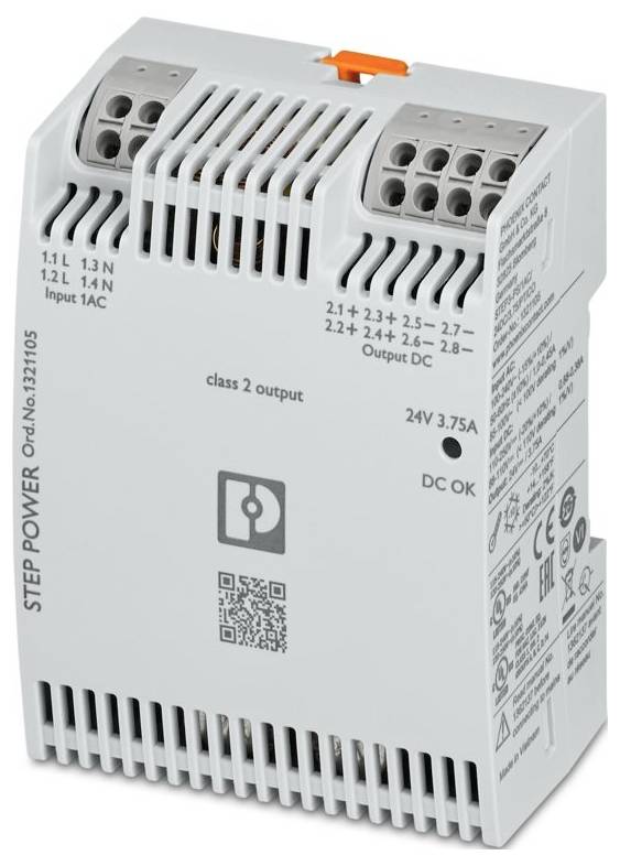 Phoenix Contact 1321105 Alimentación de corriente 24 V/DC 3.75 A 90 W Número de salidas:1 x Contenido 1 UD(S).