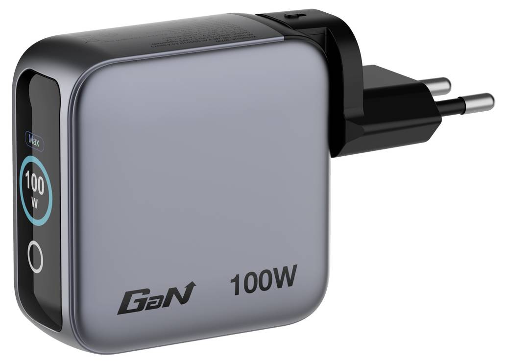 Verbatim 30239 Cargador USB 100 W QC 3.0, Power Delivery 3.0 Gris Interior GaN-2