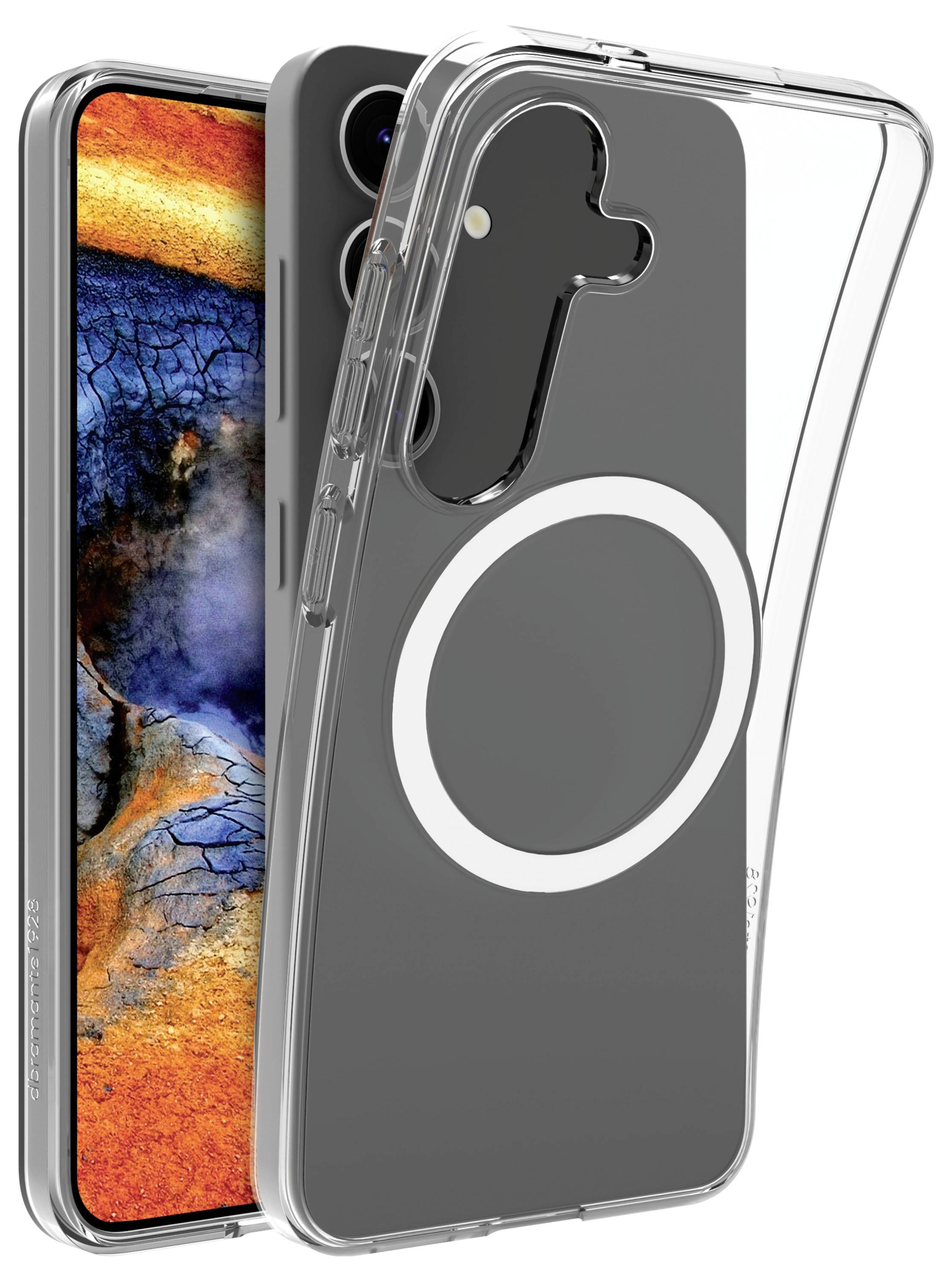 dbramante1928 Greenland Pro Qi2 Galaxy S25 - Clear Tapa Samsung Galaxy S25 Transparente GPSSCL006451-1