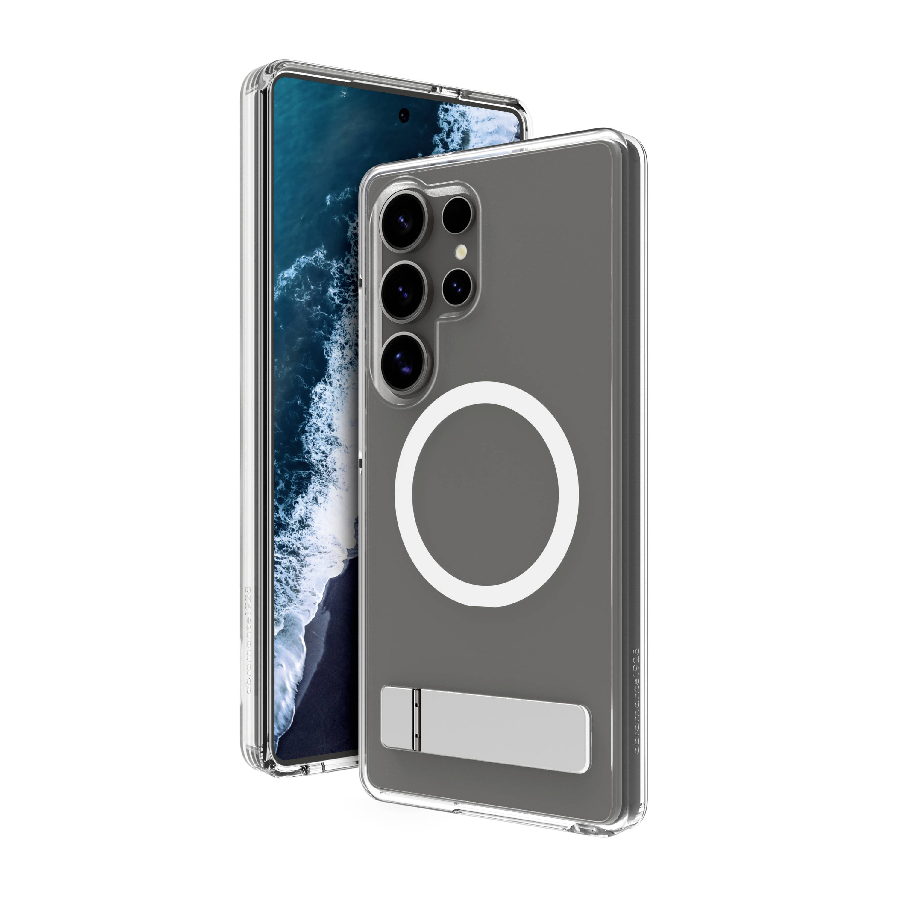 dbramante1928 Iceland Pro Qi2 Kick Galaxy S25 Ultra - Tapa Samsung Galaxy S25 Ultra Transparente IMSUCL006464-0