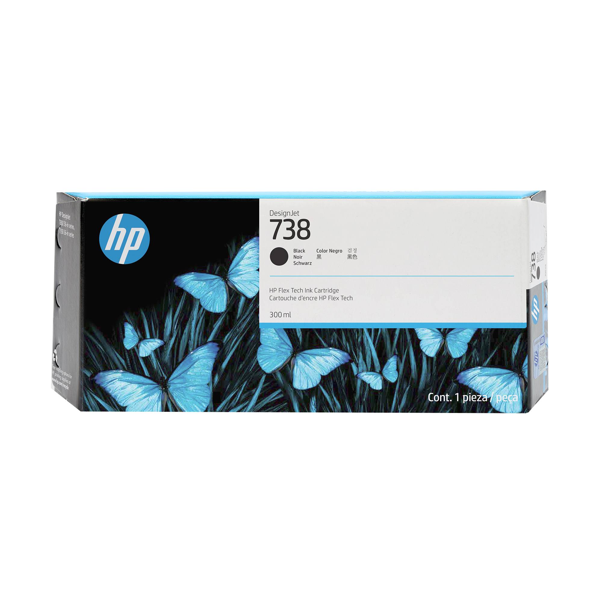 HP 738 - 300 ml - Negro - original - DesignJet-0
