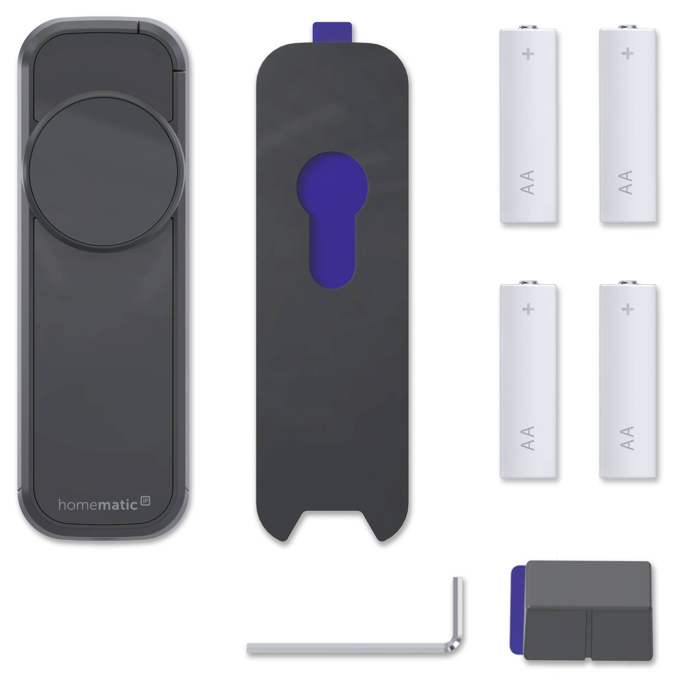 Homematic IP Radiotransmisión Accionamiento de cerradura de puerta Con motor HmIP-DLP-A-7