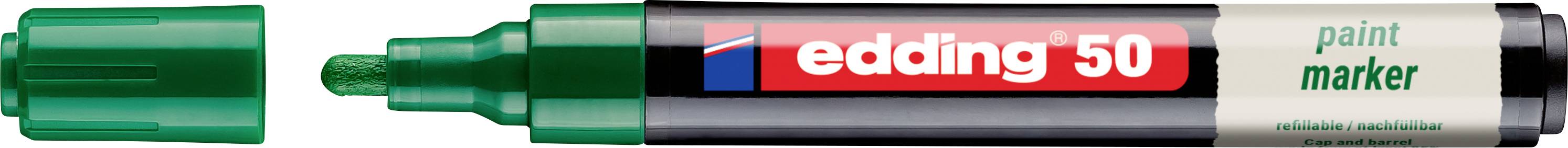 Edding Verde 50 Ecoline 4-50-004 Marcatore A Vernice 2 Mm, 3 Mm